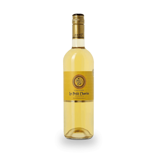 Le Petit Chavin Non-Alcoholic Chardonnay Wine Bottle