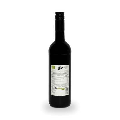 Lussory Organic Non-Alcoholic Merlot Wine Back Label