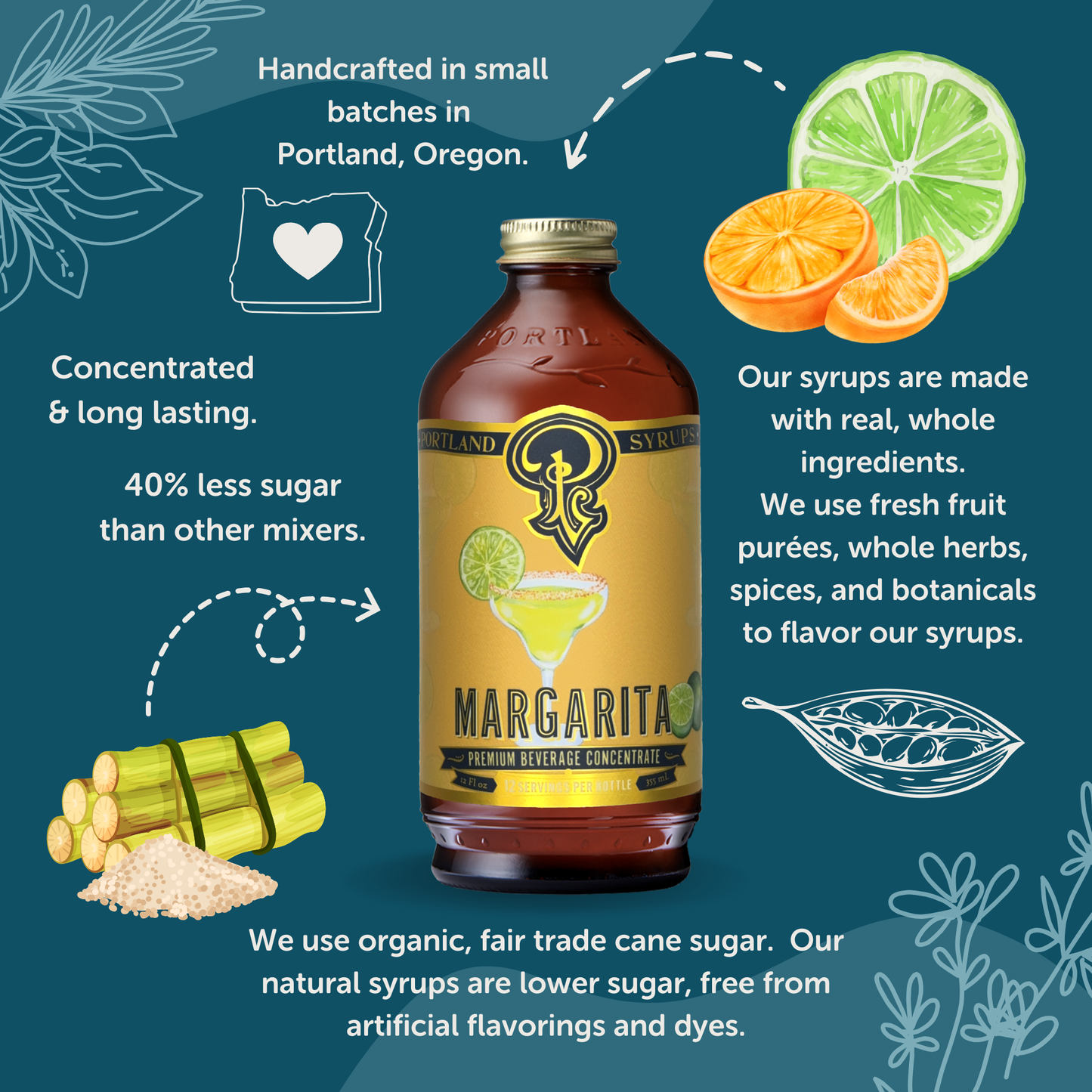 Portland Syrups Margarita Syrup