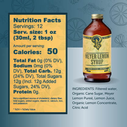 Portland Syrups Meyer Lemon Syrup