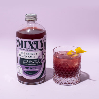 Mixly Cocktail Co. Blueberry Lemon Sage Mixer