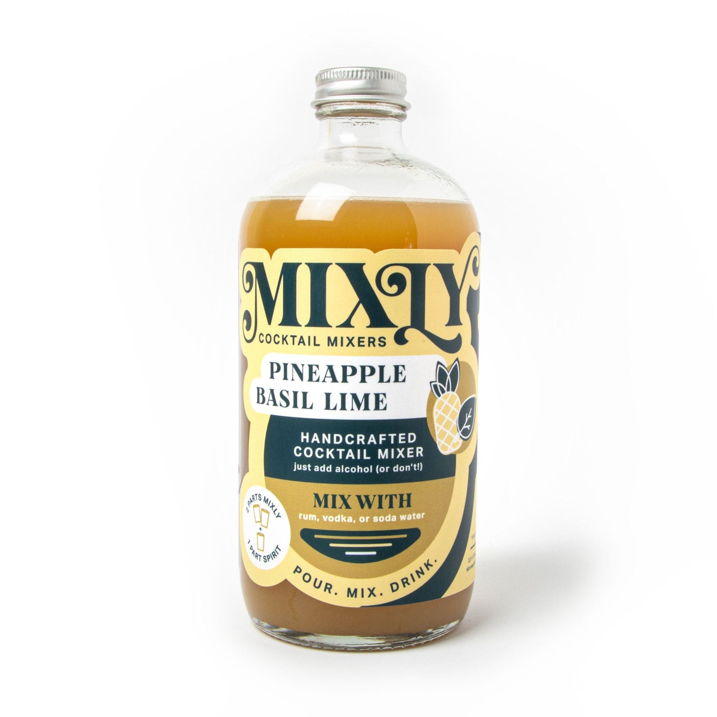 Mixly Cocktail Co. Pineapple Basil Lime Mixer