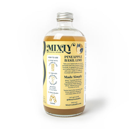 Mixly Cocktail Co. Pineapple Basil Lime Mixer
