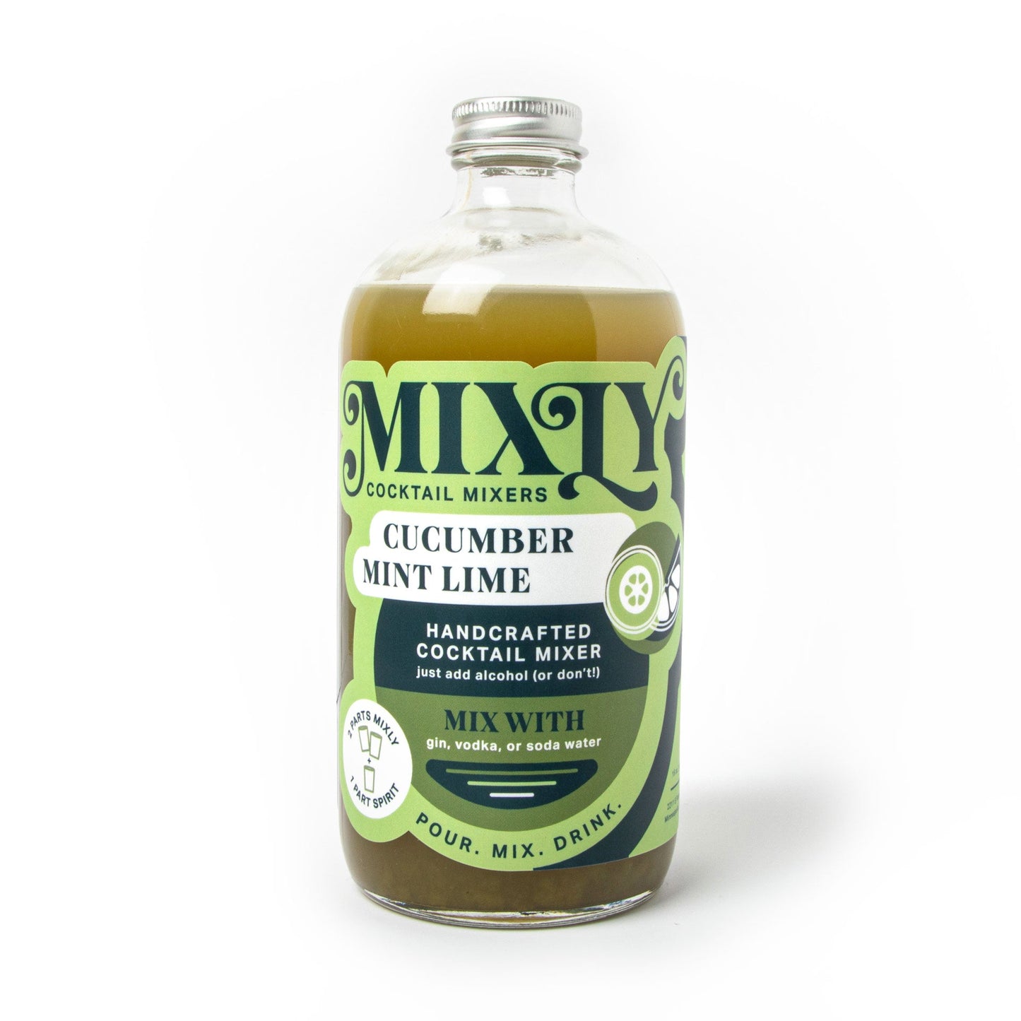 Mixly Cocktail Co. Cucumber Mint Lime Mixer