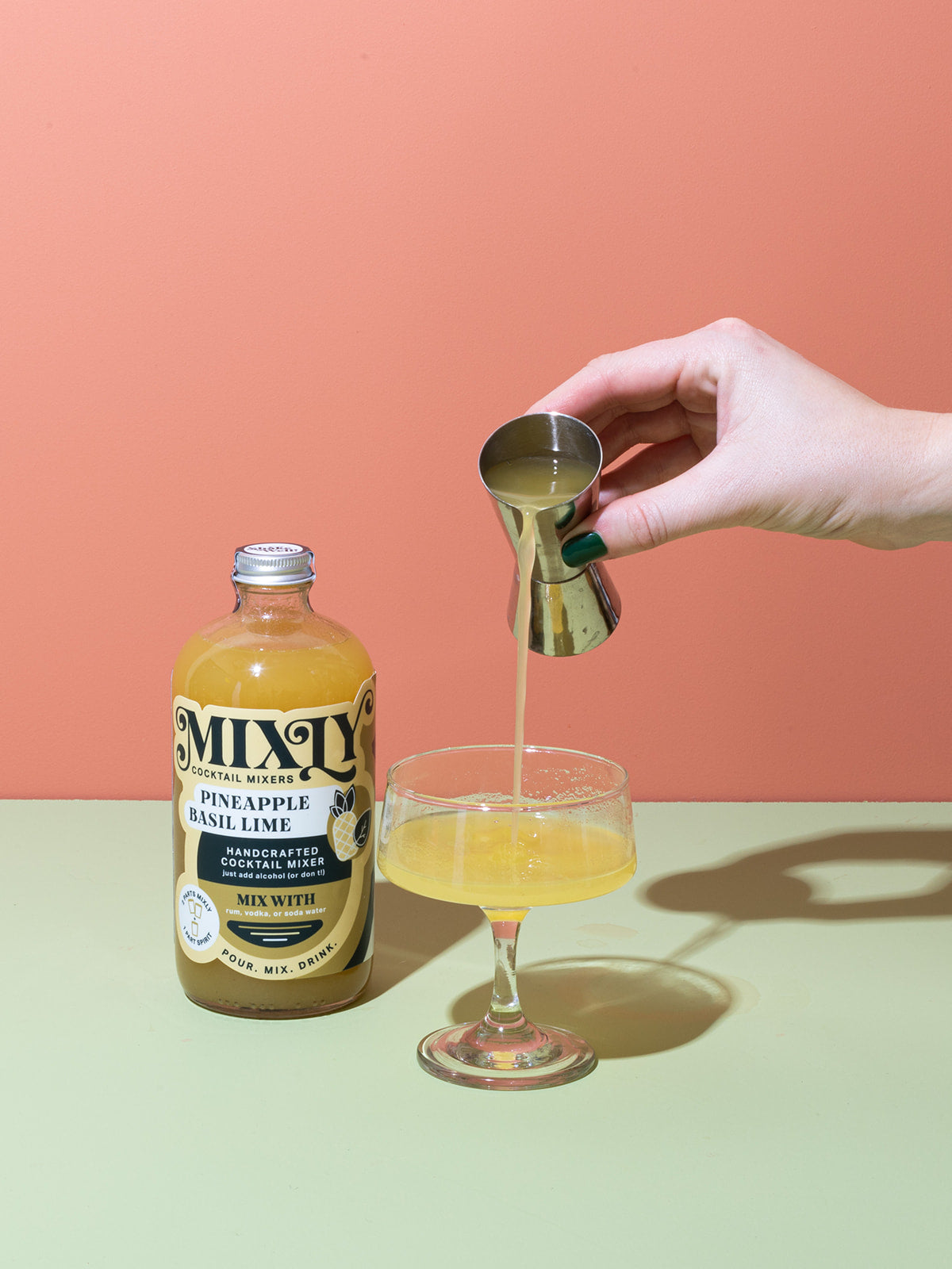 Mixly Cocktail Co. Pineapple Basil Lime Mixer