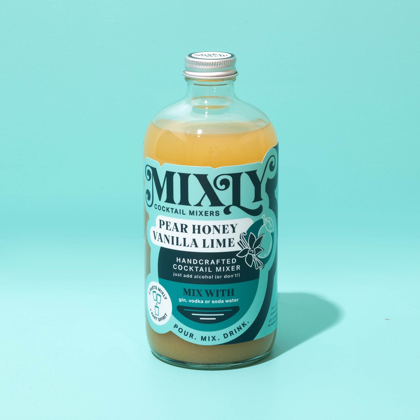 Mixly Cocktail Co. Pear Honey Vanilla Lime Mixer
