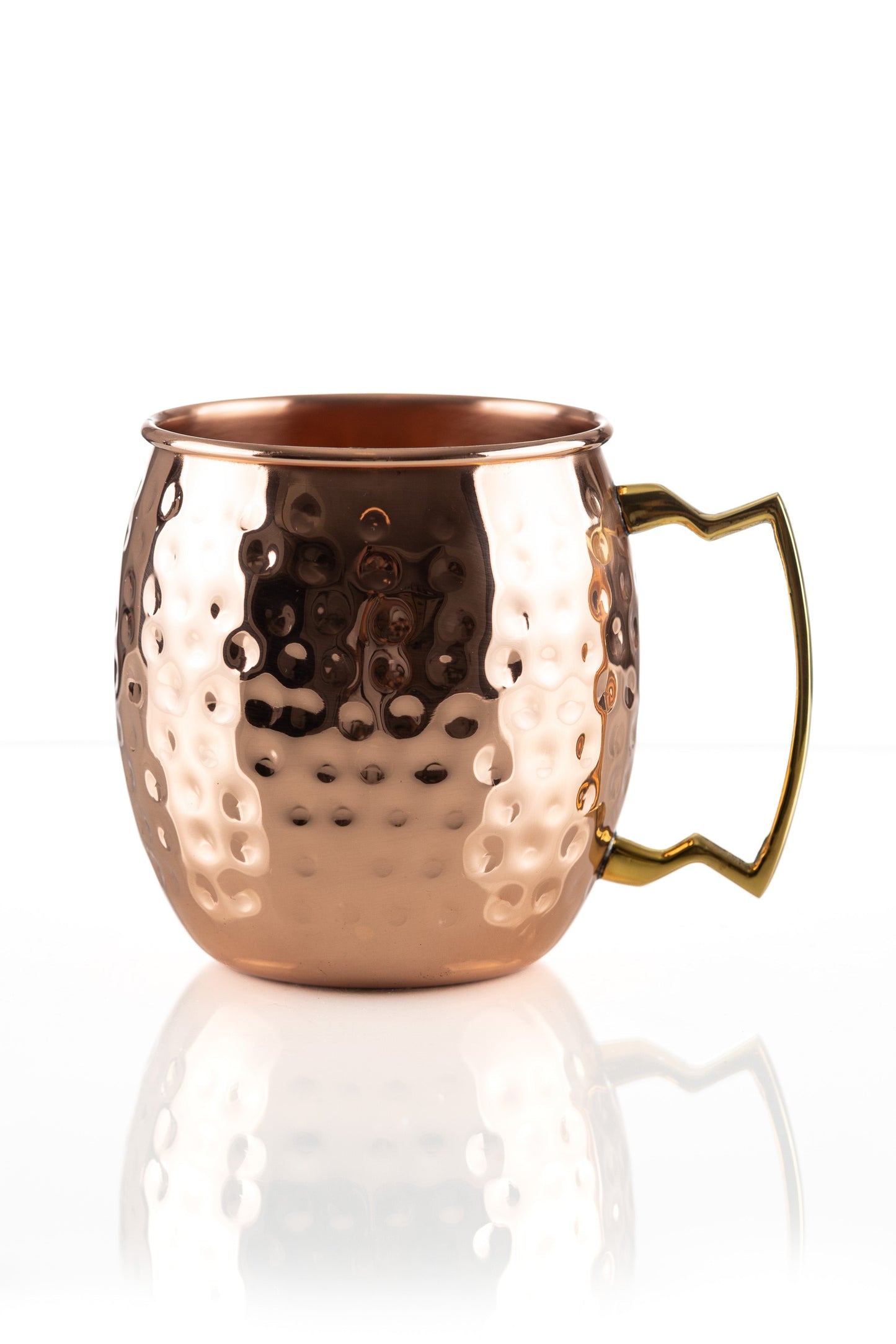 Bull in ChinaSolid Copper Hammered Mule Mug