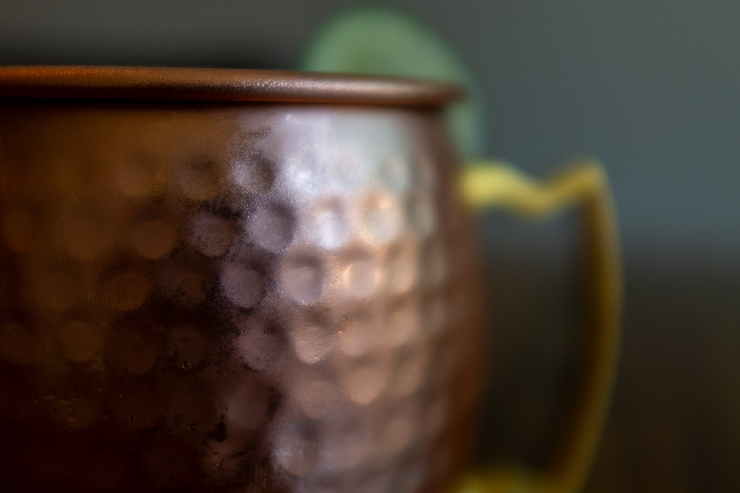 Bull in ChinaSolid Copper Hammered Mule Mug