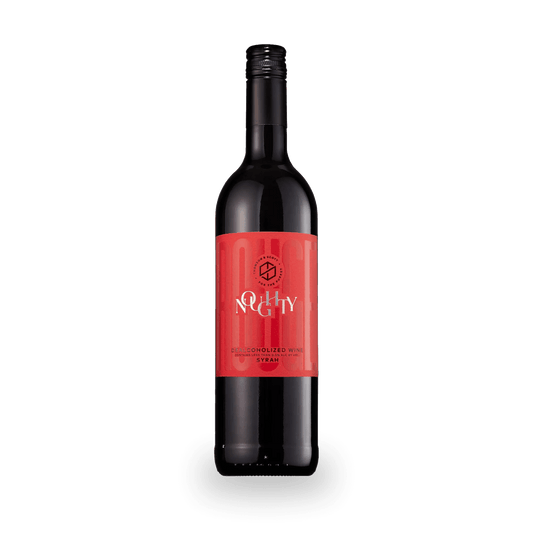 Noughty Rouge Non-Alcoholic Syrah Wine Bottle