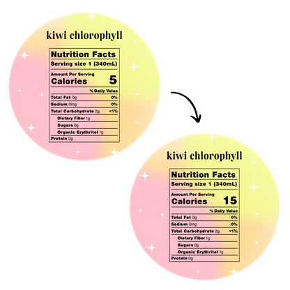 Moment kiwi chlorophyll (sparkling mocktail | 12 pack)