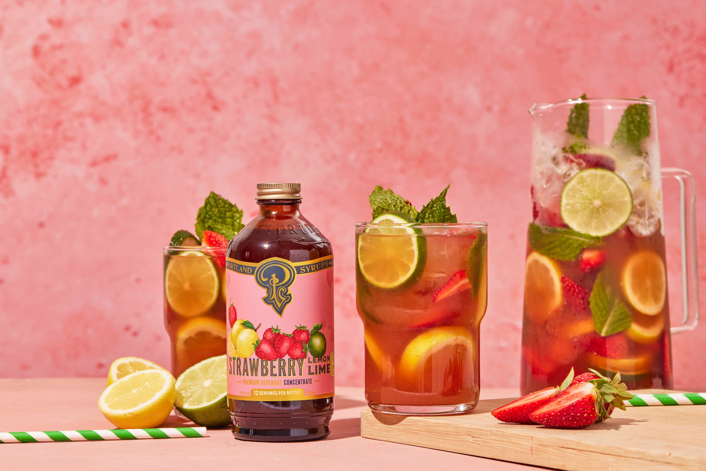 Portland Syrups Strawberry Lemon-Lime Syrup