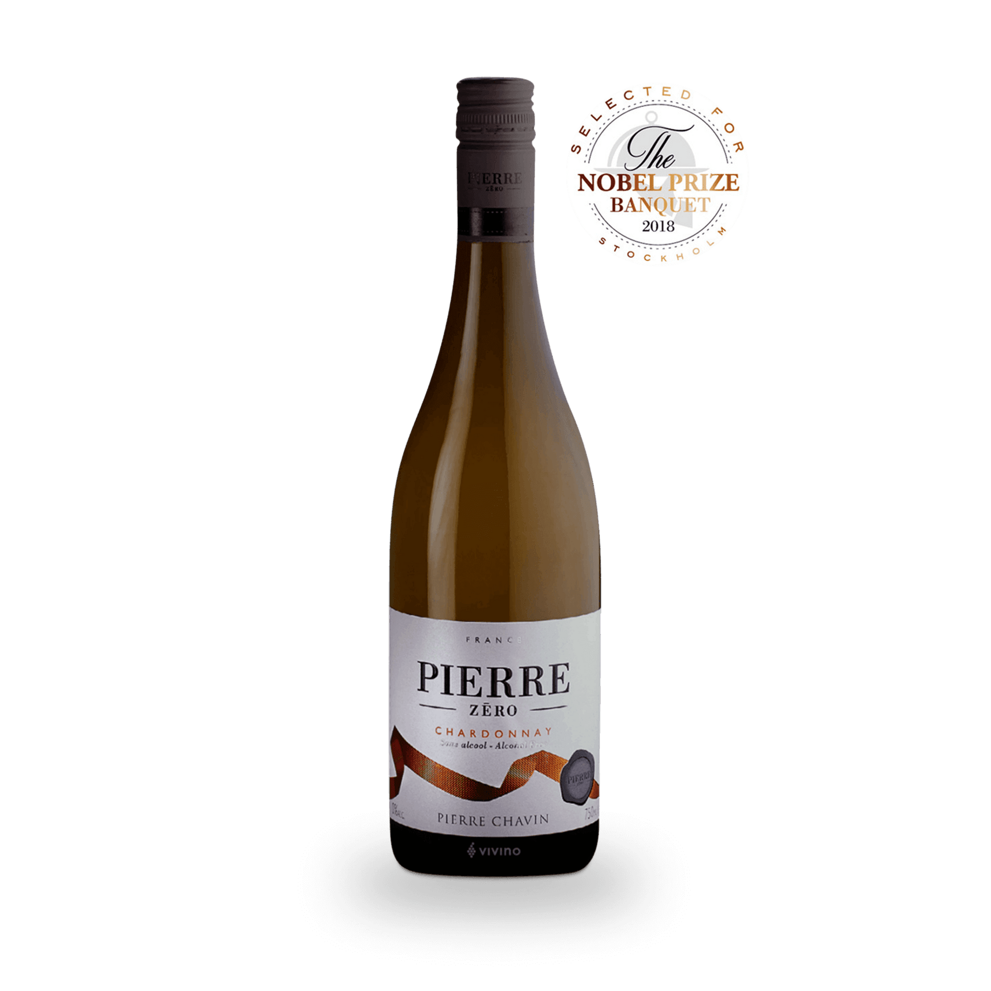 Pierre Zéro Chardonnay Non-Alcoholic White Wine Bottle Award