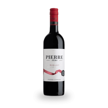 Pierre Zéro Merlot Non-Alcoholic Red Wine Bottle