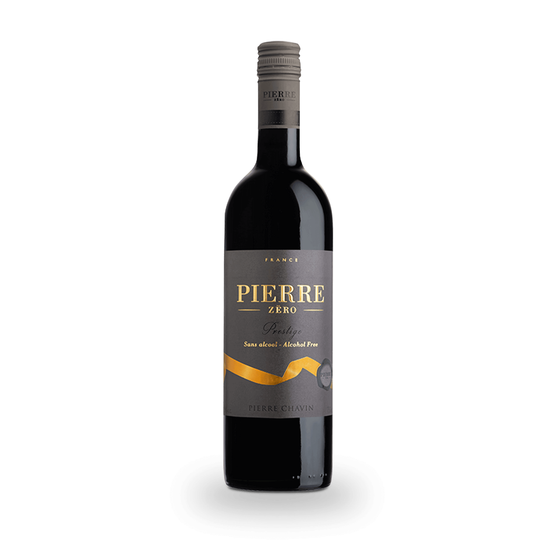 Pierre Zéro Prestige Rouge Non-Alcoholic Red Wine Bottle
