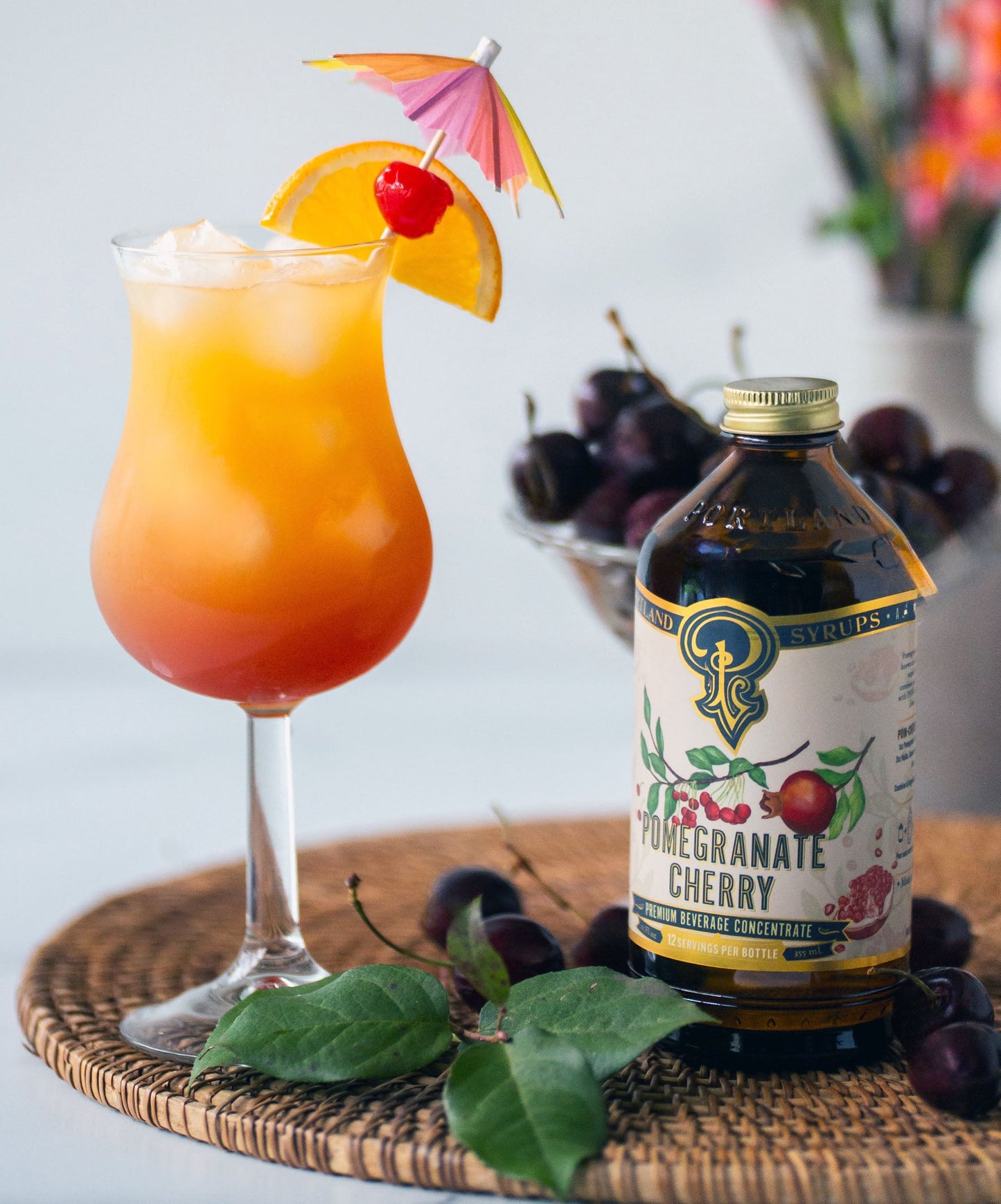 Portland Syrups Pomegranate Cherry Syrup