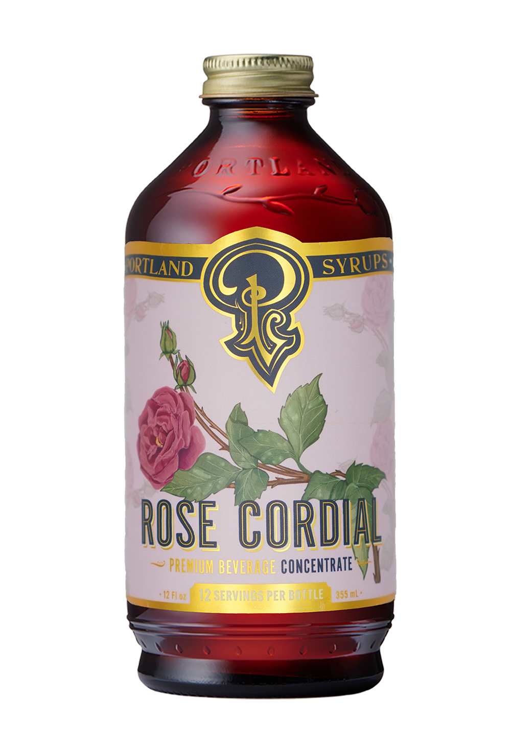 Portland Syrups Rose Cordial Syrup