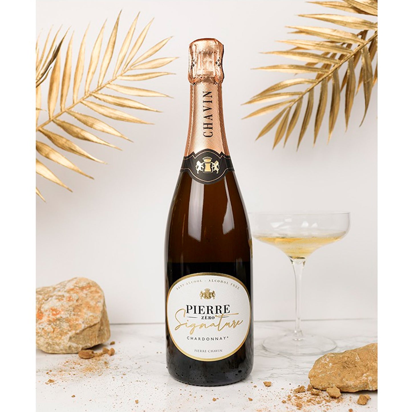 Pierre Zero Signature Chardonnay Non-Alcoholic Sparkling Wine