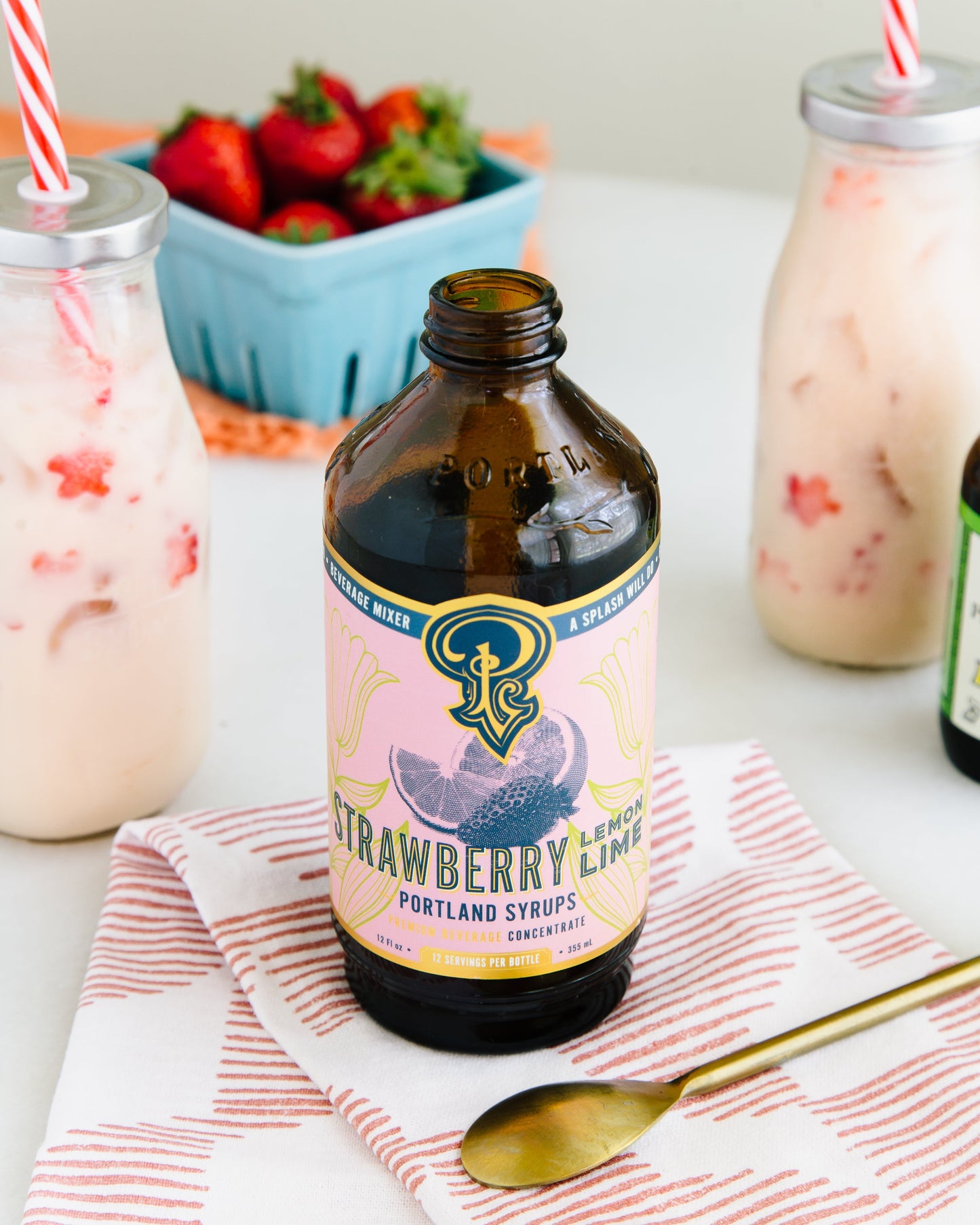 Portland Syrups 3 Pack Sampler Pack, Set of 2, Blue and Gold Boxes