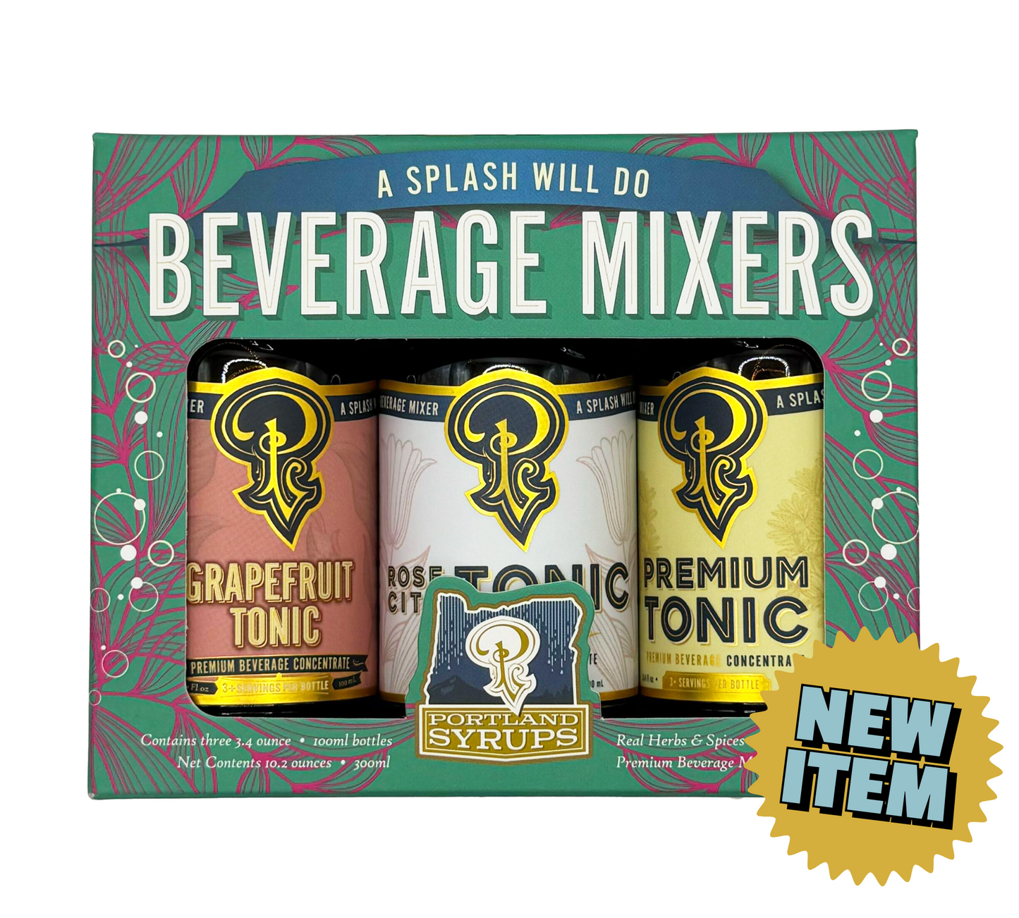 Portland Syrups Tonic Trio Gift Set