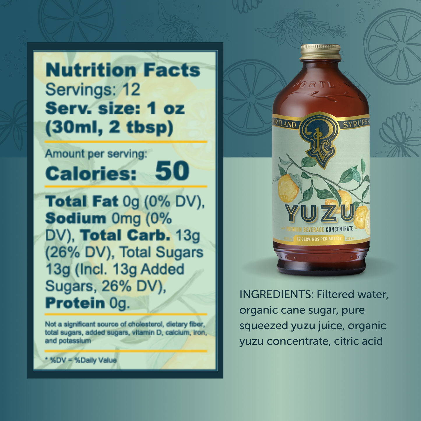 Portland Syrups Yuzu Syrup