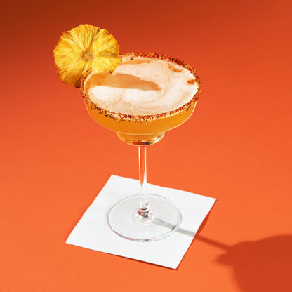 Viski Raye Angled Crystal Margarita Glasses Set of 2