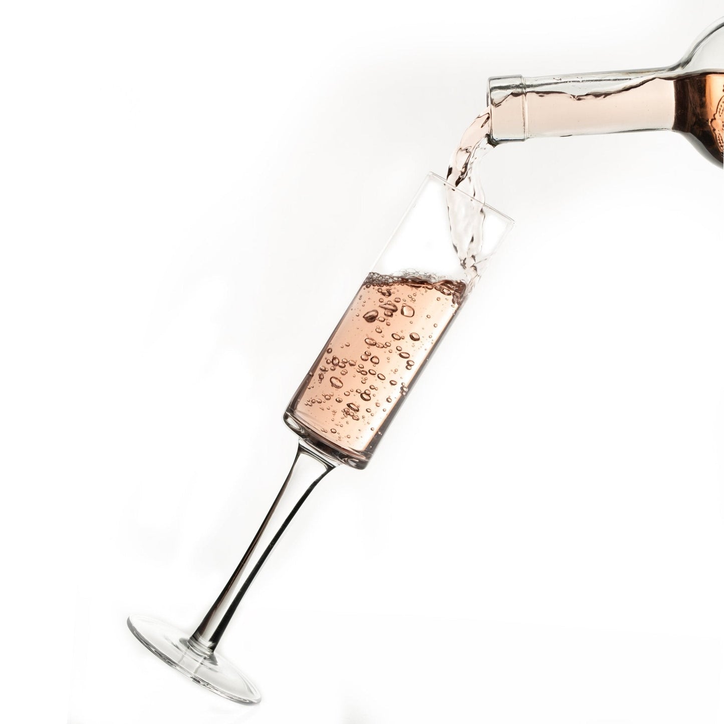 Lemonsoda Hand-Blown Crystal Champagne Flutes