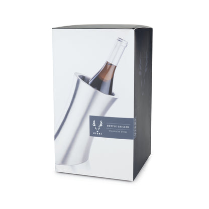 Viski Convex Stainless Steel Bottle Chiller