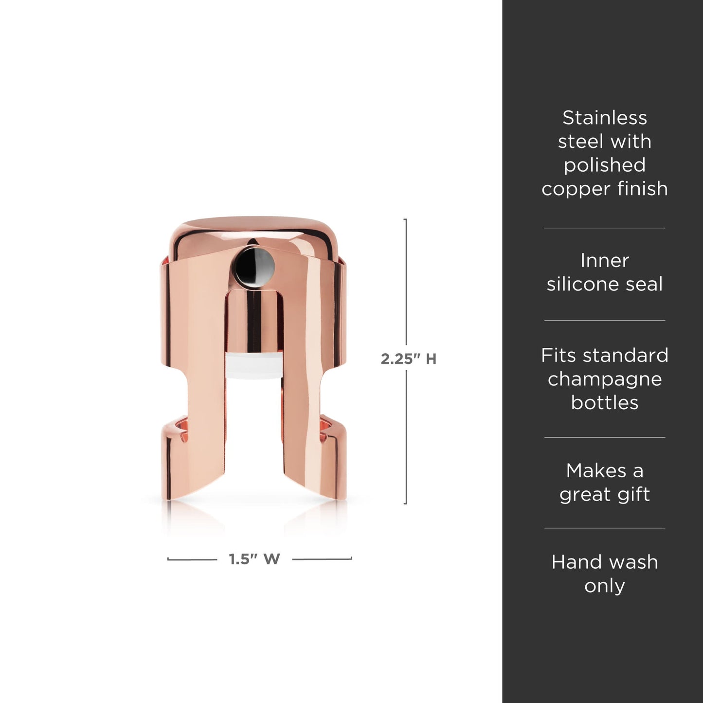 Viski Summit Champagne Stopper