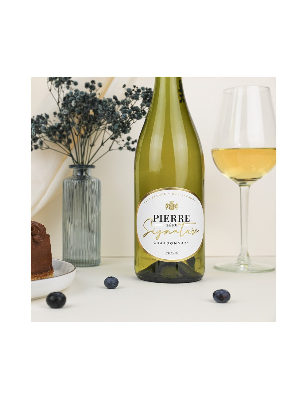 Pierre Zero Signature Chardonnay Non-Alcoholic Wine
