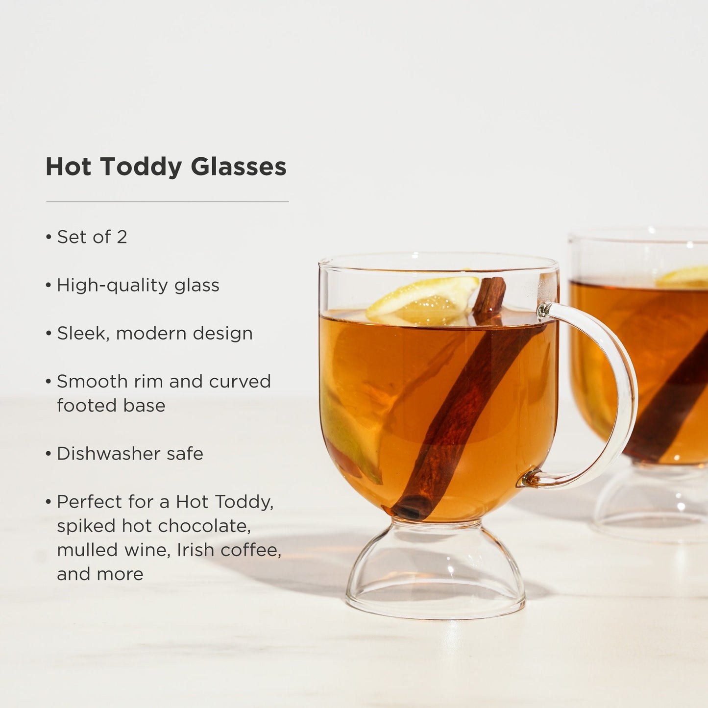 Viski Raye Hot Toddy Glasses Set of 2