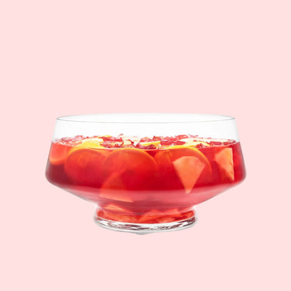 Viski Raye Heavy Base Punch Bowl